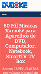 Mobile Screenshot of cdvideoke.com.br